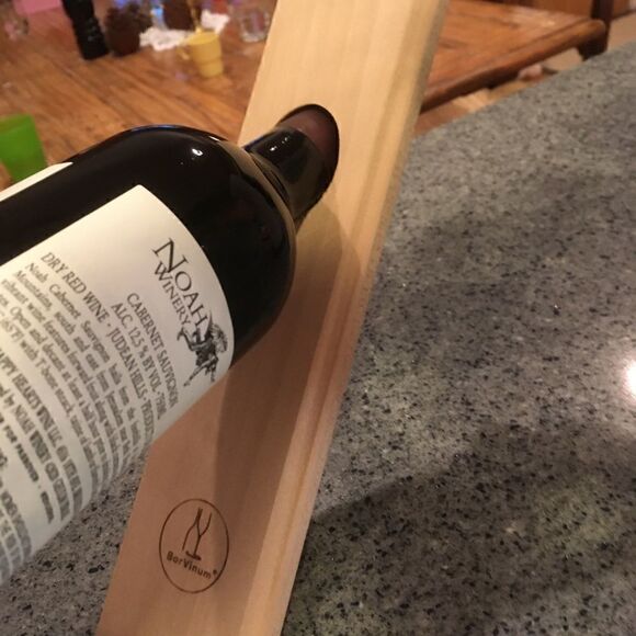 Unique Design Wooden Balance Wine Bottle Holder - Picture 3 of 4